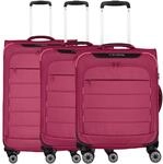 Travelite Skaii 4-Rollen-Trolley Set 3tlg. S/M erw./L erw. (abendrot)
