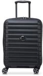 Delsey Paris Shadow 5.0 - 4-Rollen-Kabinentrolley Slim Line USB 55 cm (schwarz)