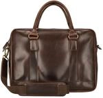 Buckle & Seam Everett - Aktentasche 16" 38 cm (brown)
