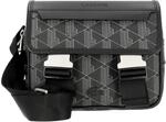 Lacoste The Blend - Umh&auml;ngetasche 21.5 cm (monogram noir gris)