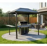 Sojag Ventura 58 | Aluminium Grillpavillon mit Seitenablagen | 2x3 m -...