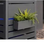 Westmann Metall Blumenkasten Planum | Anthrazit | 50x12x16 cm - Anthrazit