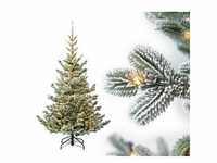 Evergreen Künstlicher Weihnachtsbaum Nobilis Kiefer | Inkl. LEDs & Kunstschnee 