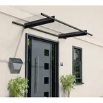 Palram - Canopia Vordach Nancy 2050 | Anthrazit | 94x206x14 cm - Anthrazit