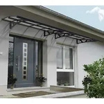 Palram - Canopia Vordach Amsterdam 4460 | Anthrazit | 139x447x33 cm - Anthrazit