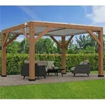 Westmann Karl 1311 | Pergola mit Lamellendach Karl | 4x3 m - Braun