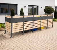 Westmann WMJGBF03-4S-120-W-5, Westmann Metall M&uuml;lltonnenverkleidung Planum | 5x240 L