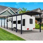 Palram - Canopia Aluminium Carport Arcadia Alpine 12700 | Anthrazit | 1285x359x352 cm