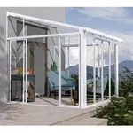 Palram - Canopia Aluminium Kaltwintergarten Sanremo | Wei&szlig; | 305x277x212 cm -...