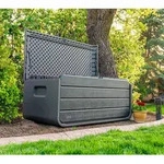 Lifetime Kunststoff Gartenbox Space L | 515 L | Kissenbox & Auflagenbox | Anthrazit 