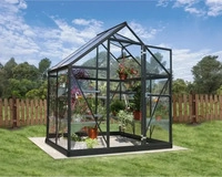 Palram - Canopia PA705163, Palram - Canopia Aluminium Gew&auml;chshaus Harmony 64 | grau