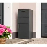 Westmann Stahl Paketbox Pepe | Anthrazit | 50x39x114 cm - Anthrazit