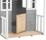 Zwerkules ZW365, Zwerkules Valli | Kinder Spielhaus f&uuml;r den Garten | Holz Grau