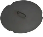 CookKing Deckel f&uuml;r Feuerschale | Zubeh&ouml;r f&uuml;r Feuerschalen | &Oslash; 82 cm - Schwarz