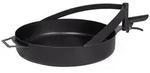 CookKing Stahl Pfanne | Zubeh&ouml;r f&uuml;r Feuerschale Bandito & Montana X | 50 cm -