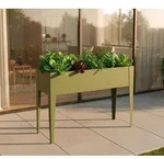 Westmann Vedura M | Metall Balkon Hochbeet | Olive - Olive
