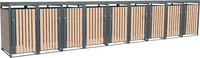 Westmann WMHHWTC-69, Westmann Metall M&uuml;lltonnenbox Planta | 9x240 L |...