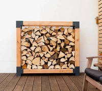 Westmann WMKR3010, Westmann L&auml;rchenholz Kaminholzregal Michel 2 | Au&szlig;enbereich 