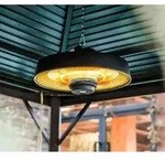 Westmann Infrarot Heizstrahler Deckenstrahler Fusion | Schwarz | 49x49x22 cm -