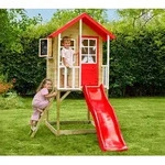 Zwerkules Lolla 1 | Kinder Stelzenhaus mit Rutsche | Holz - Natur