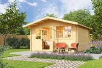 Lasita Maja LM402000, Lasita Maja Holz Gartenhaus Norderney 3 | 480x445x257 cm | 