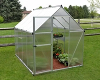 Palram - Canopia PA701549, Palram - Canopia Aluminium Gew&auml;chshaus Mythos 68 | Silber