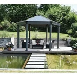 Palram - Canopia PA703445, Palram - Canopia Aluminium Pavillon Roma | Anthrazit 