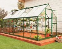 Palram - Canopia PA701791, Palram - Canopia Aluminium Gew&auml;chshaus Hybrid 614 | Gr&uuml;n