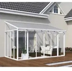 Palram - Canopia Aluminium Kaltwintergarten Sanremo | Wei&szlig; | 295x435x310 cm -...