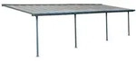 Palram - Canopia Aluminium Terrassen&uuml;berdachung Feria | Anthrazit | 295x851x305 cm -