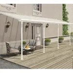 Palram - Canopia Aluminium Terrassen&uuml;berdachung Sierra | Wei&szlig; | 228x671x300 cm -