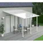 Palram - Canopia Aluminium Terrassen&uuml;berdachung Olympia | Wei&szlig; | 295x425x305 cm -