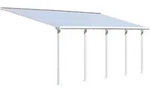 Palram - Canopia Aluminium Terrassen&uuml;berdachung Olympia | Wei&szlig; | 295x730x305 cm -