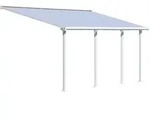 Palram - Canopia Aluminium Terrassen&uuml;berdachung Olympia | Wei&szlig; | 300x619x305...