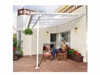Palram - Canopia Aluminium Terrassenüberdachung Feria | Weiß | 295x730x305 cm