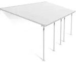 Palram - Canopia Aluminium Terrassen&uuml;berdachung Feria | Wei&szlig; | 295x730x305 cm -