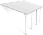Palram - Canopia Aluminium Terrassen&uuml;berdachung Feria | Wei&szlig; | 295x610x305 cm -