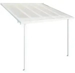 Palram - Canopia Aluminium Terrassen&uuml;berdachung Feria | Wei&szlig; | 295x305x305 cm -