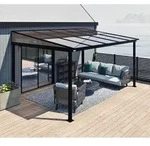 Sojag Aluminium Terrassen&uuml;berdachung St. Barth 1014 | Anthrazit | 296x424x240 cm -