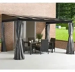 Sojag Aluminium Terrassen&uuml;berdachung St. Barth 1012 | Anthrazit | 296x364x240 cm -