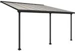 Palram - Canopia Aluminium Terrassen&uuml;berdachung Feria | Anthrazit |...