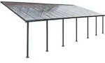 Palram - Canopia Terrassen&uuml;berdachung Feria | Anthrazit | 387x1035x305 cm -