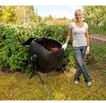 Lifetime Kunststoff Trommelkomposter Premium | Komposter | 189 L | 75x77x112 cm -