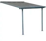 Palram - Canopia Terrassen&uuml;berdachung Feria | Anthrazit | 295x305x305 cm | Ohne