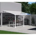 Palram - Canopia Aluminium Terrassen&uuml;berdachung Olympia | Wei&szlig; | 295x546x305 cm -