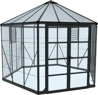 Palram - Canopia PA705239, Palram - Canopia Aluminium Gew&auml;chshaus Oasis | Grau | &Oslash;