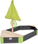 Exit DTG52.05.30.00, Exit Holz Sandkasten Boot Aksent | Grau | 190x90x135 cm