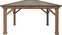 Westmann YD12944, Westmann Holz Pavillon Devon 1216 | Natur | 490x371x315 cm