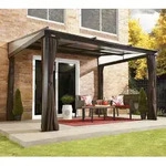 Sojag Aluminium Terrassen&uuml;berdachung Budapest 1012 | Bronze | 298x364x243 cm -