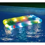 Summer Waves Luftmatratze Aqua Glow | Bierpong | inkl. LED-Funktion | 160x84x19 cm -